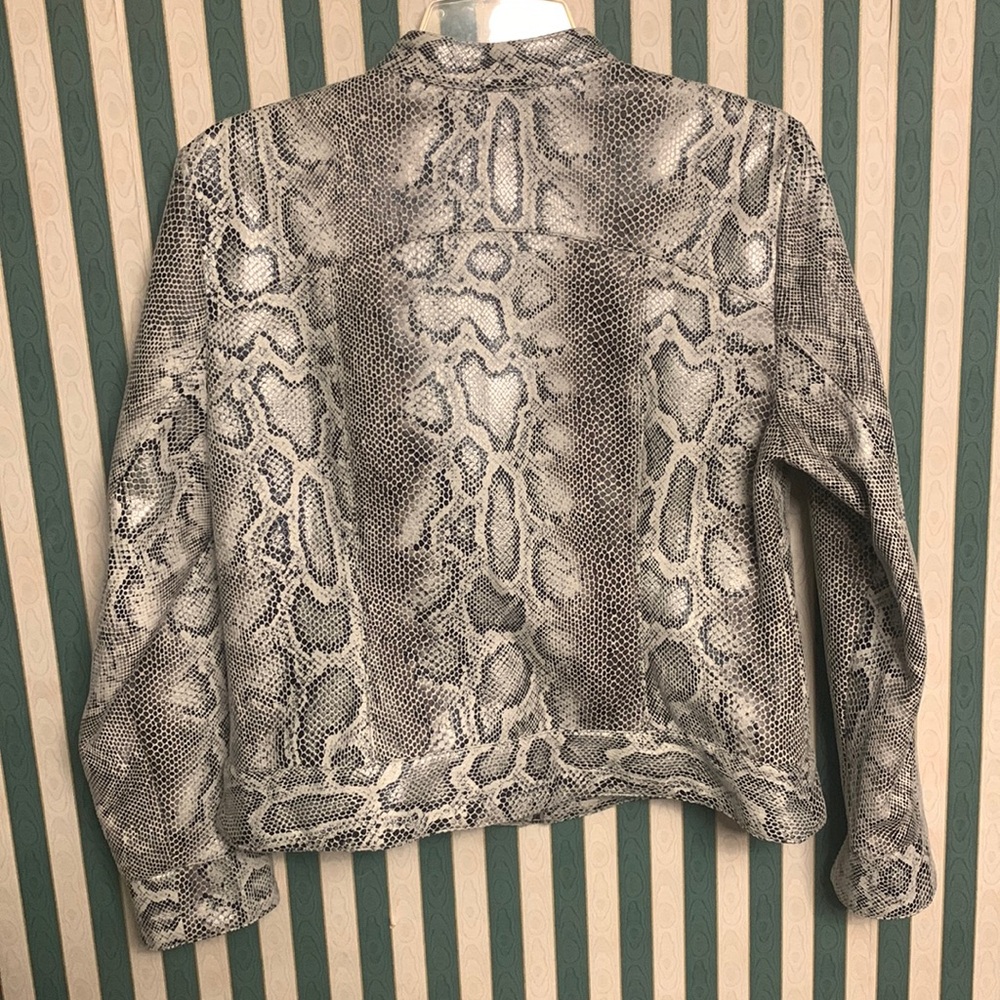 Ruby Rd. Snakeskin Faux Leather Size 10 - Picture 4 of 4